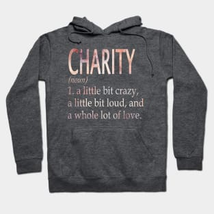 Charity Girl Name Definition Hoodie